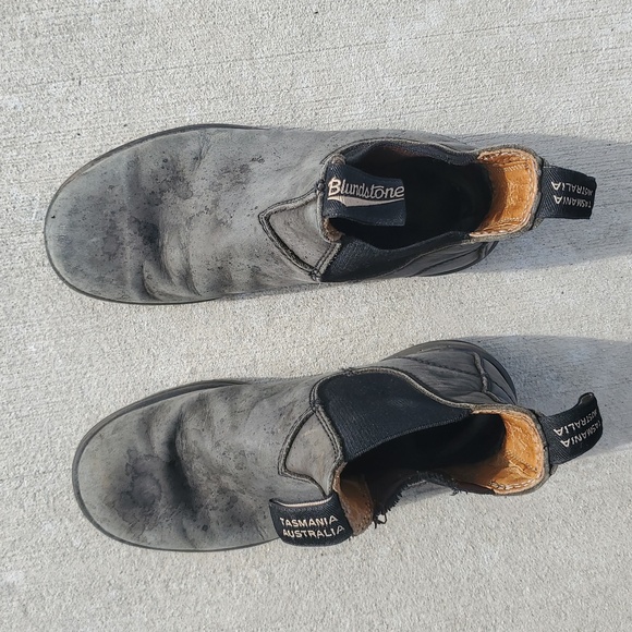 Rustic Blundstone Chelsea Boots Size 7.5 - Picture 7 of 14